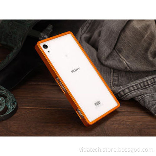 Ultra-thin Aluminum Metal Bumper Frame Cover Hard Case for Sony Xperia Z2 L50W, Factory